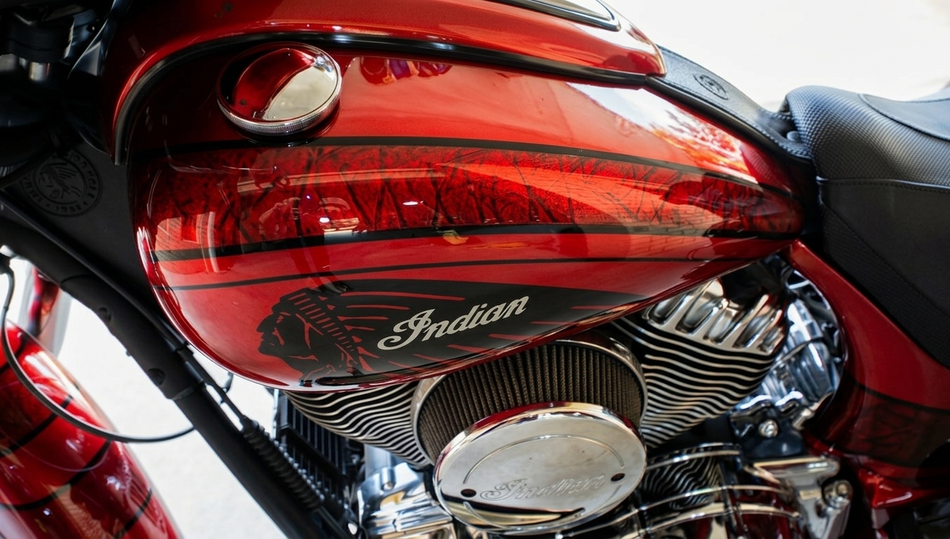 2017 INDIAN ROADMASTER BURGUNDY METALLIC CRUISER