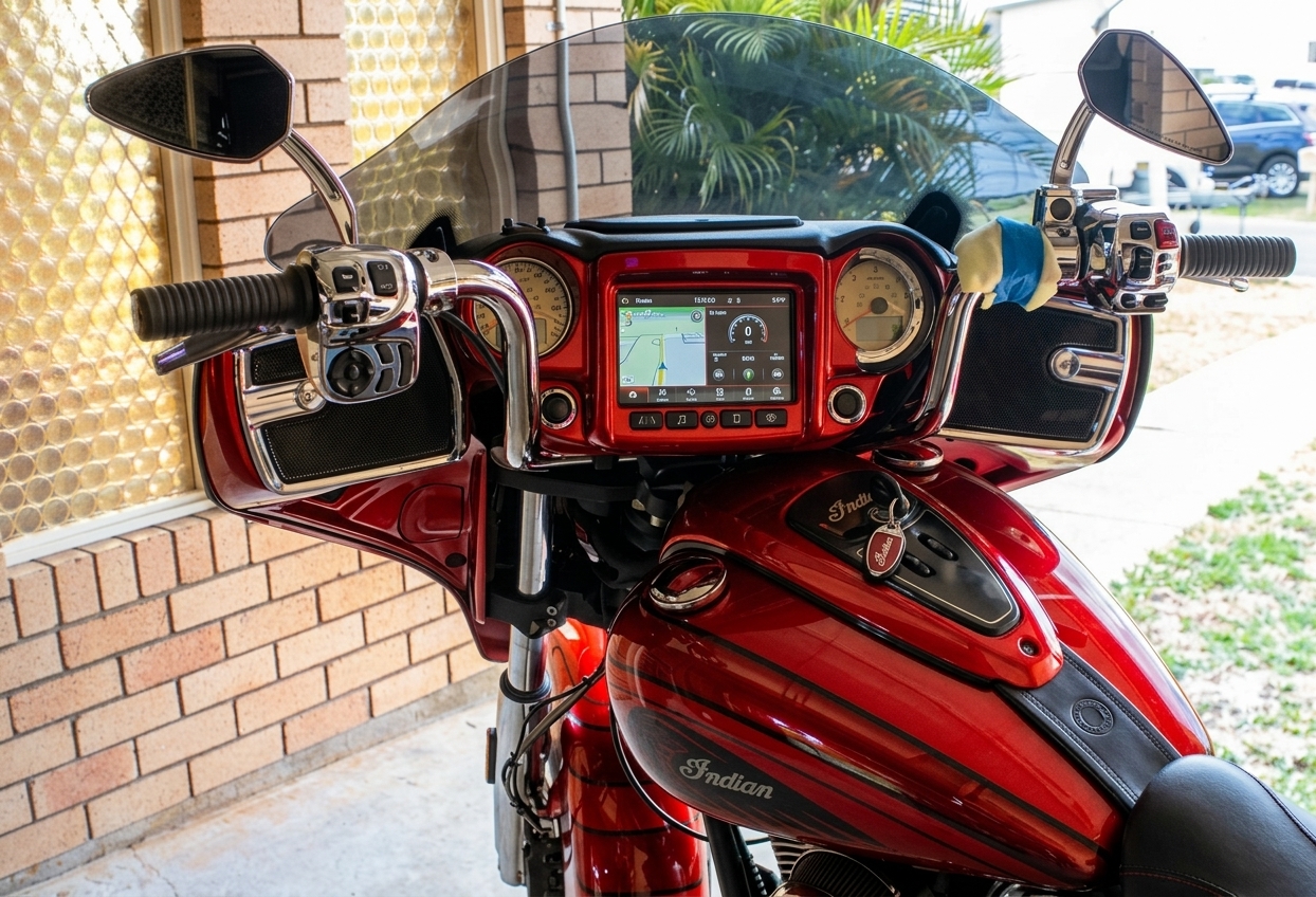 2017 INDIAN ROADMASTER BURGUNDY METALLIC CRUISER