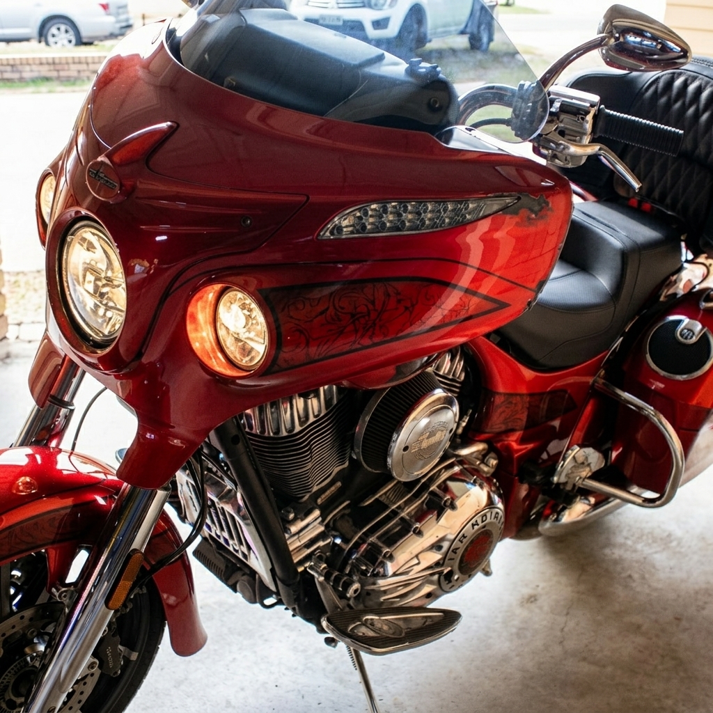 2017 INDIAN ROADMASTER BURGUNDY METALLIC CRUISER