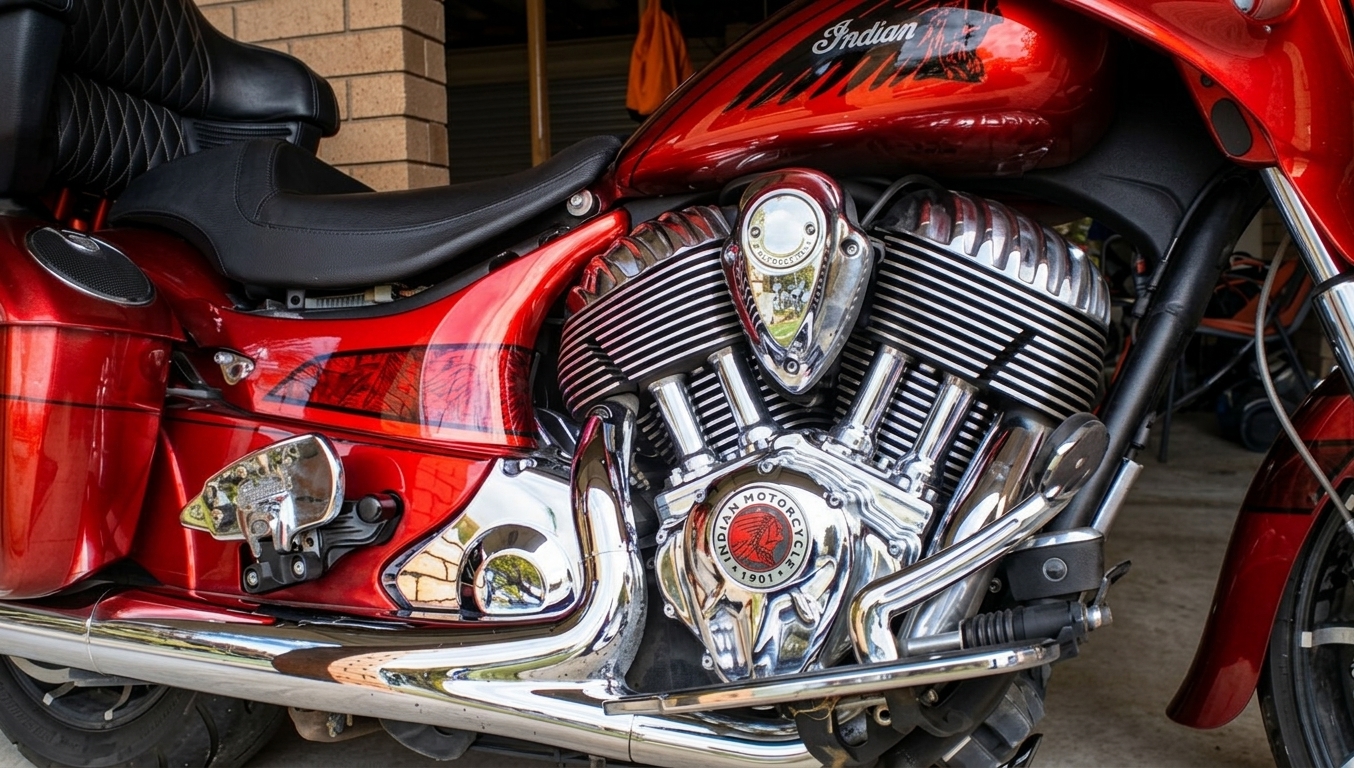 2017 INDIAN ROADMASTER BURGUNDY METALLIC CRUISER