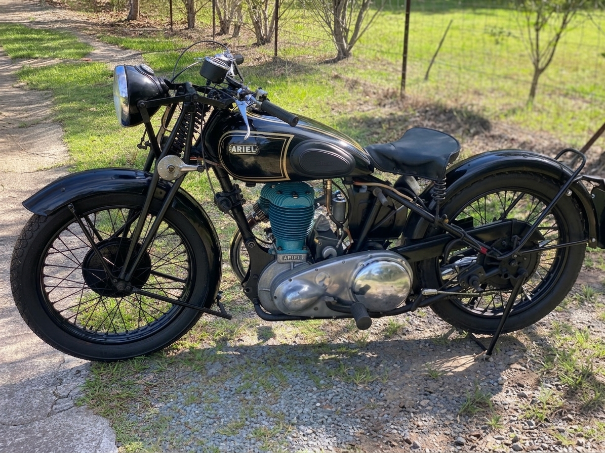 1946 ARIEL VB600 RED HUNTER ROAD