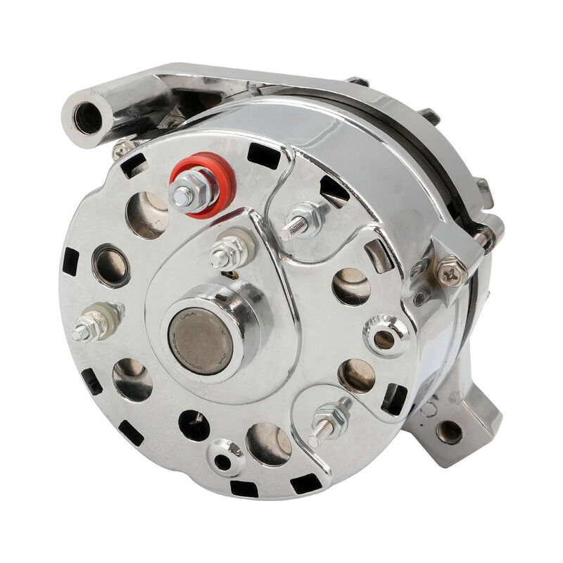 Proflow Alternator Power Spark, 100 Amp, 1G External Regulator, Chrome, V-Belt, For Ford, Falcon, Each