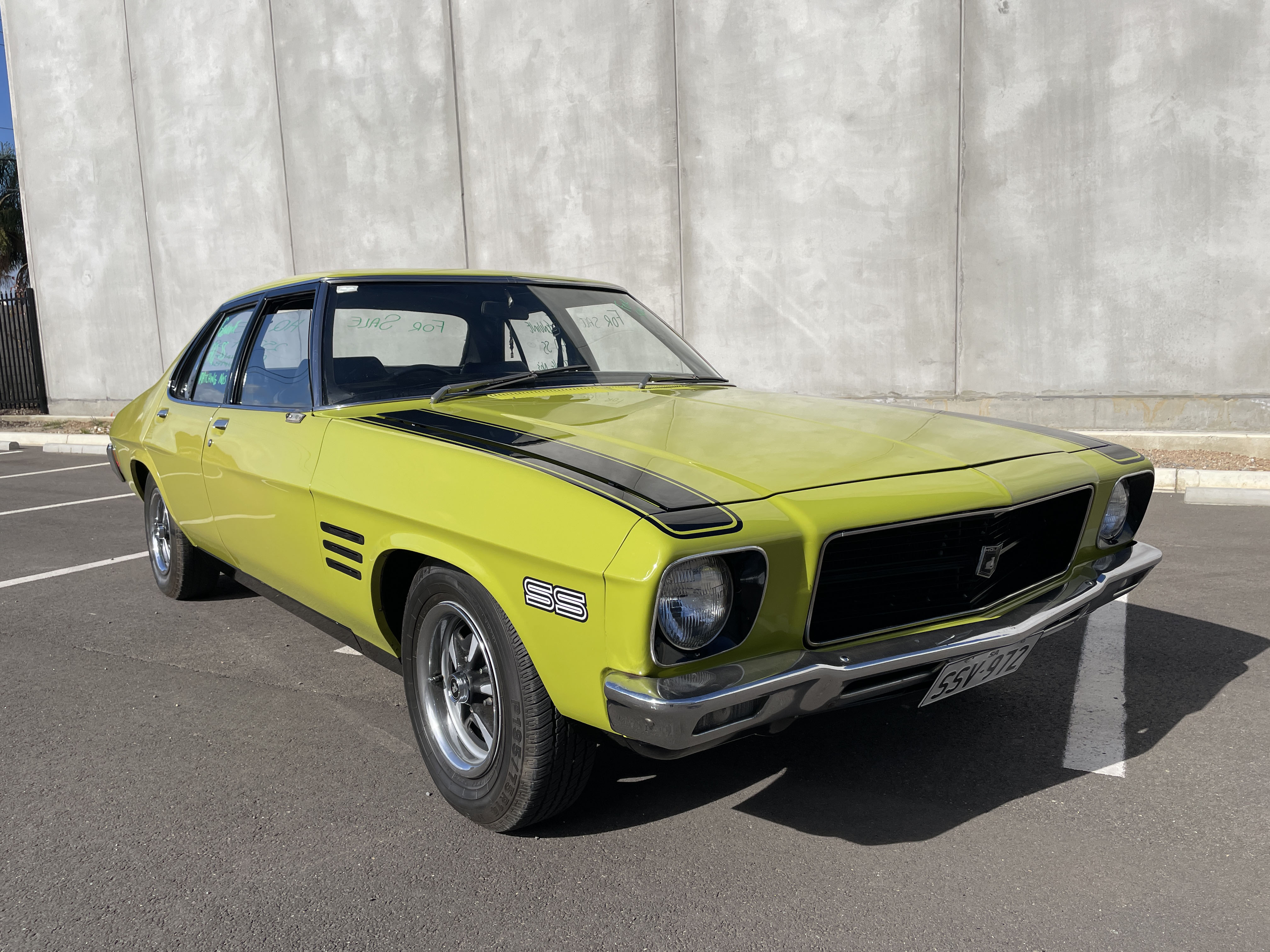 1972 HOLDEN HQ SS 4 SP MANUAL 4D SEDAN
