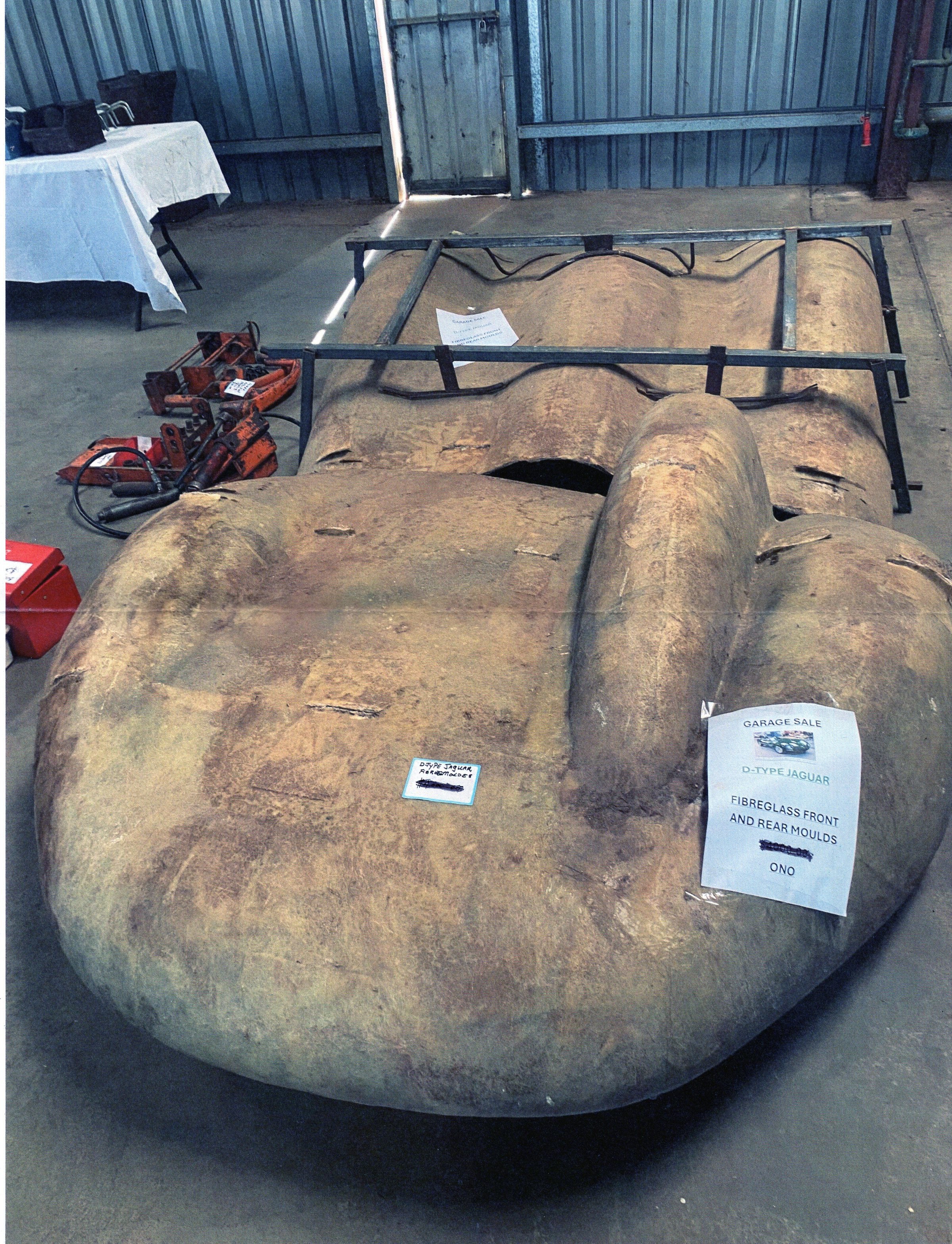 JAGUAR D TYPE FIBREGLASS MOULDS