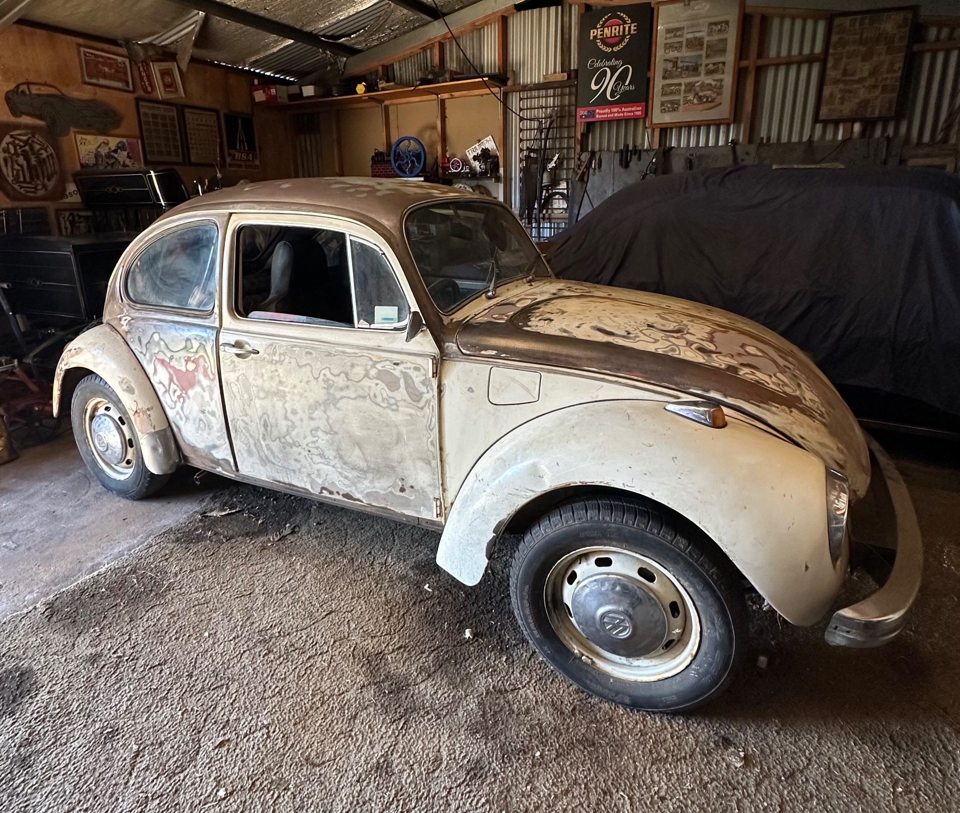 1972 VOLKSWAGEN 1300 (BEETLE) 4 SP MANUAL 2D SEDAN