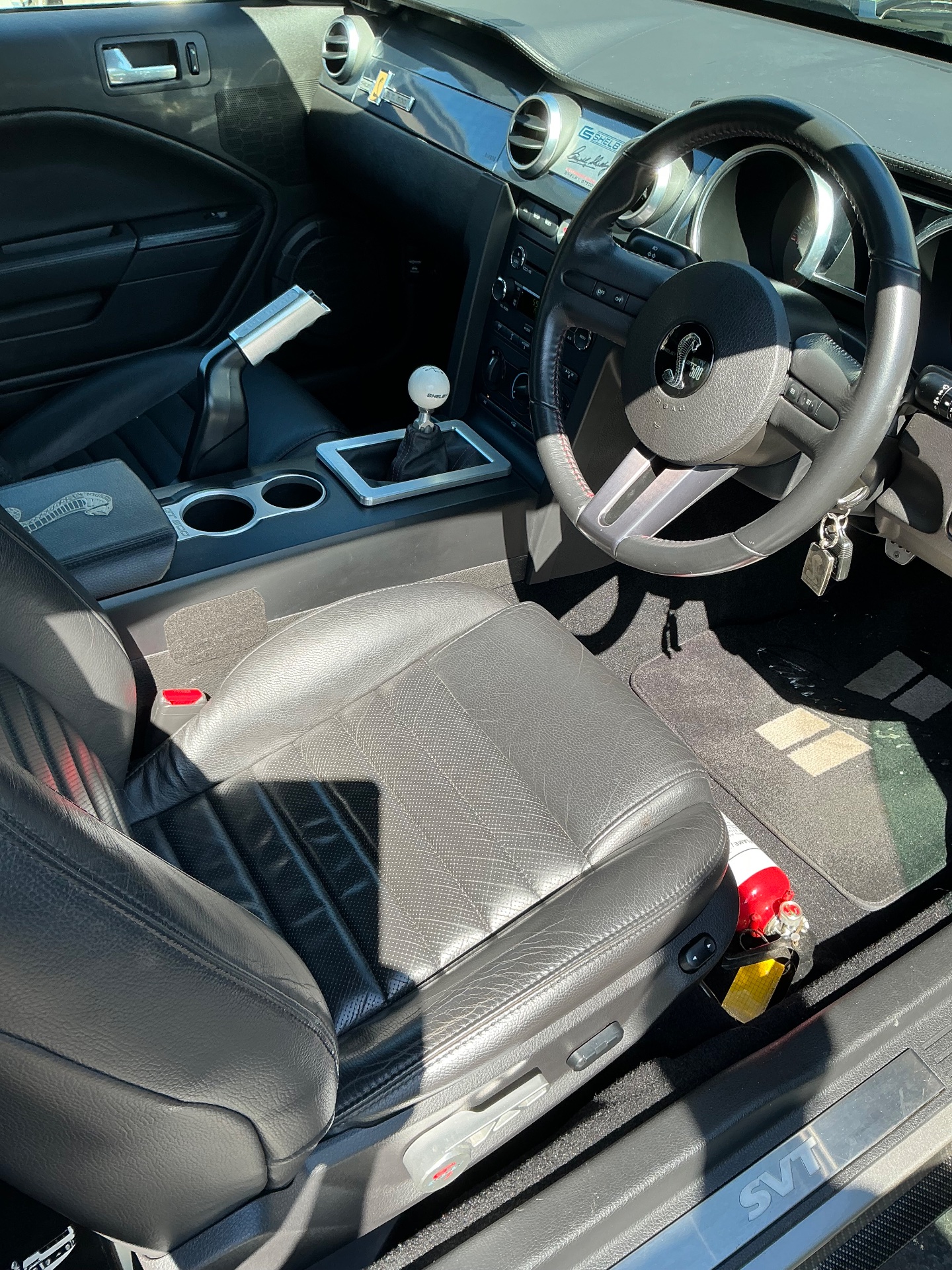 2008 FORD MUSTANG SHELBY GT500 6 SP MANUAL 2D COUPE