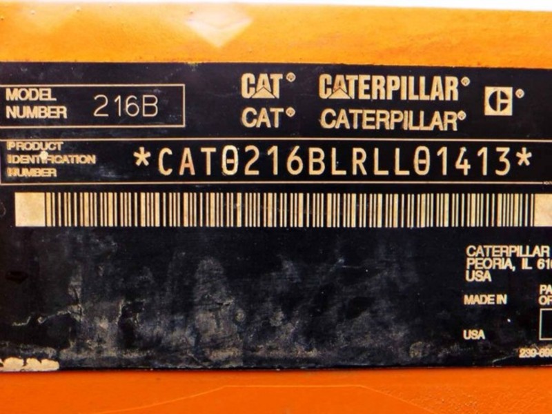 2005 CATERPILLAR 216B 216B Loader