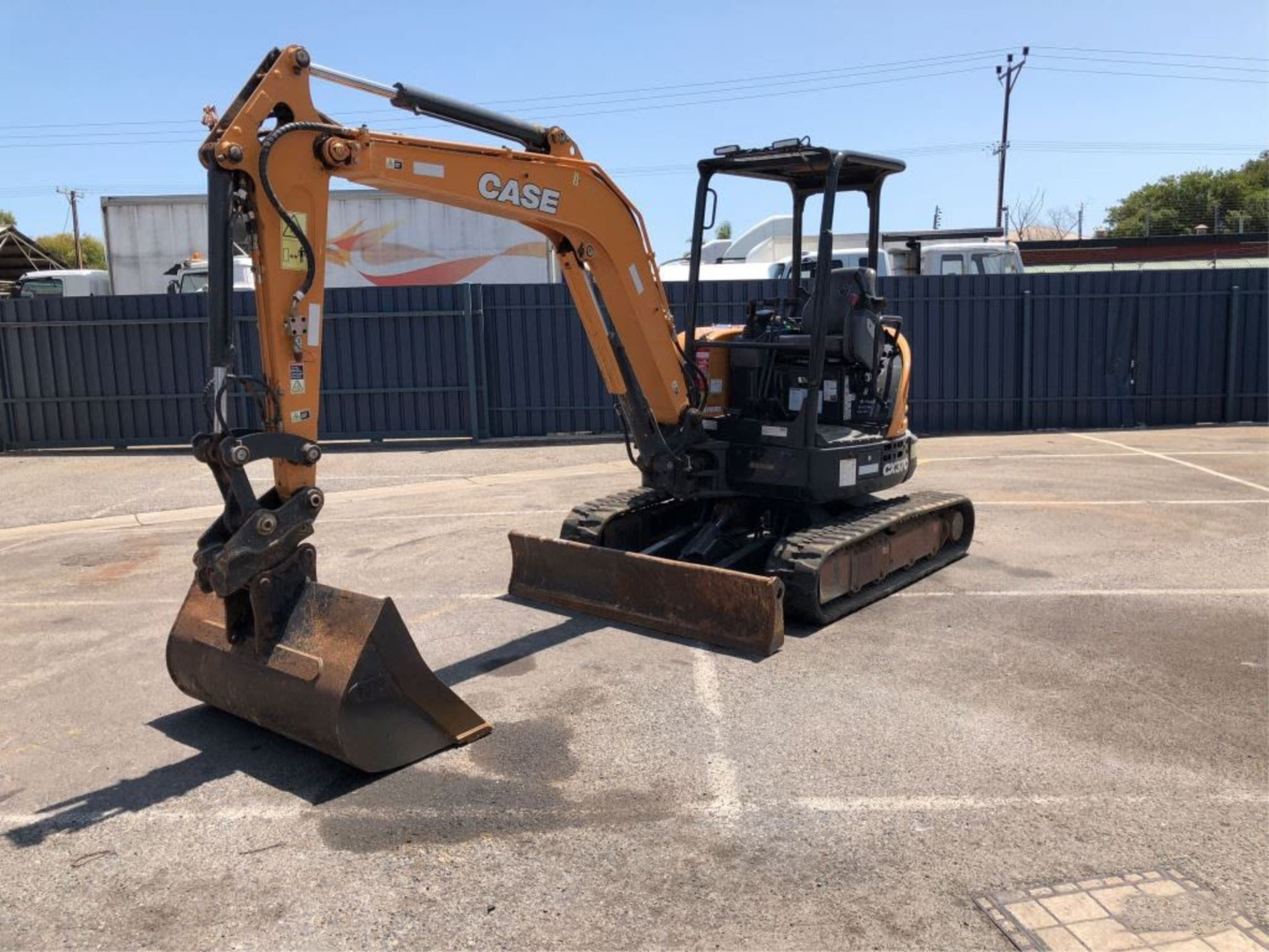 2018 CASE CX37C TRACKED EXCAVATOR