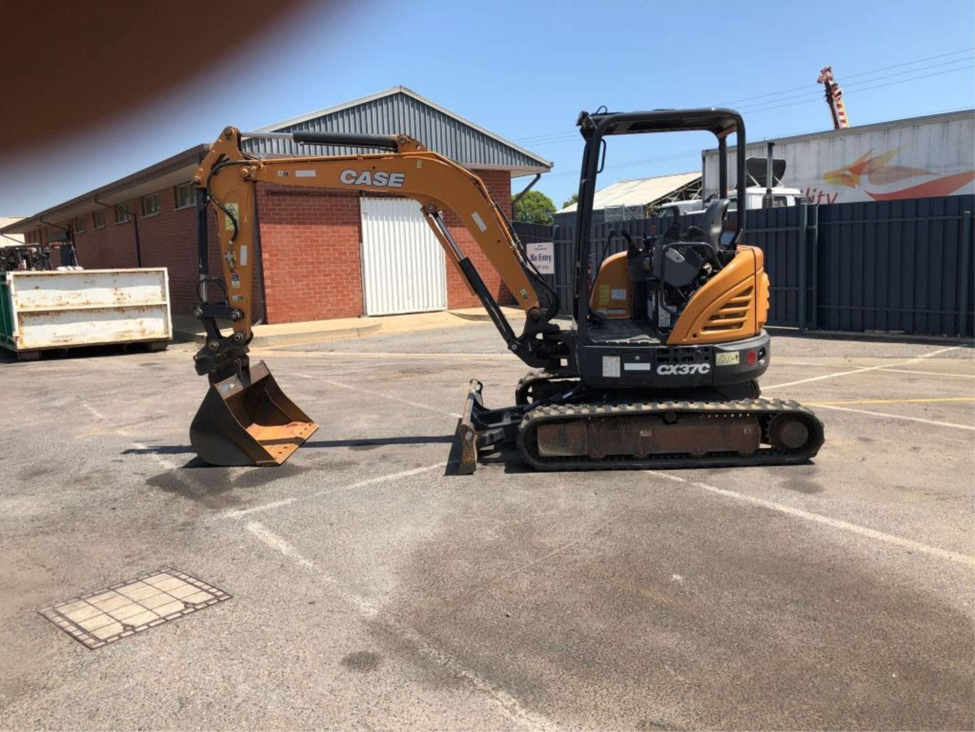 2018 CASE CX37C TRACKED EXCAVATOR 