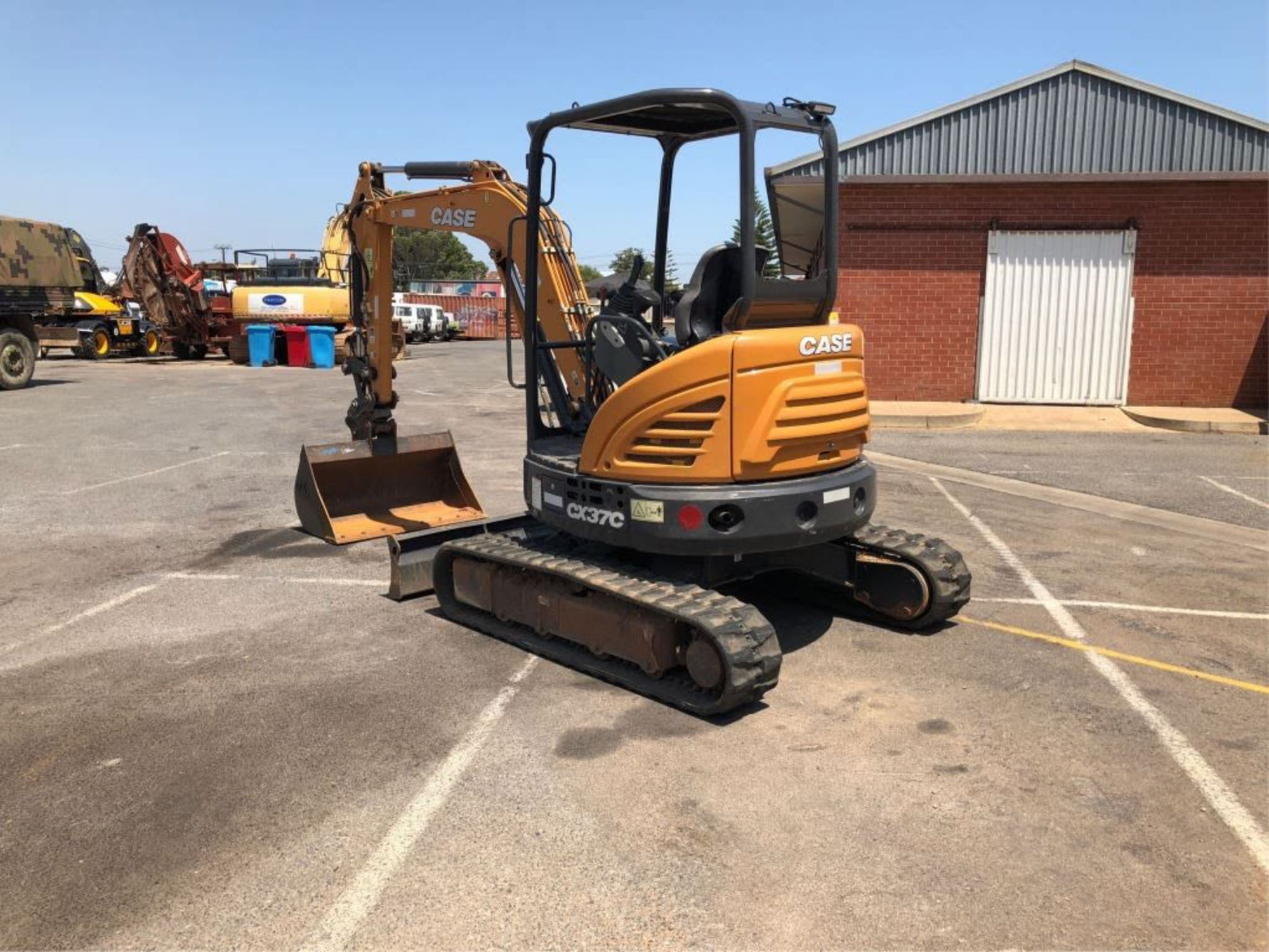 2018 CASE CX37C TRACKED EXCAVATOR 