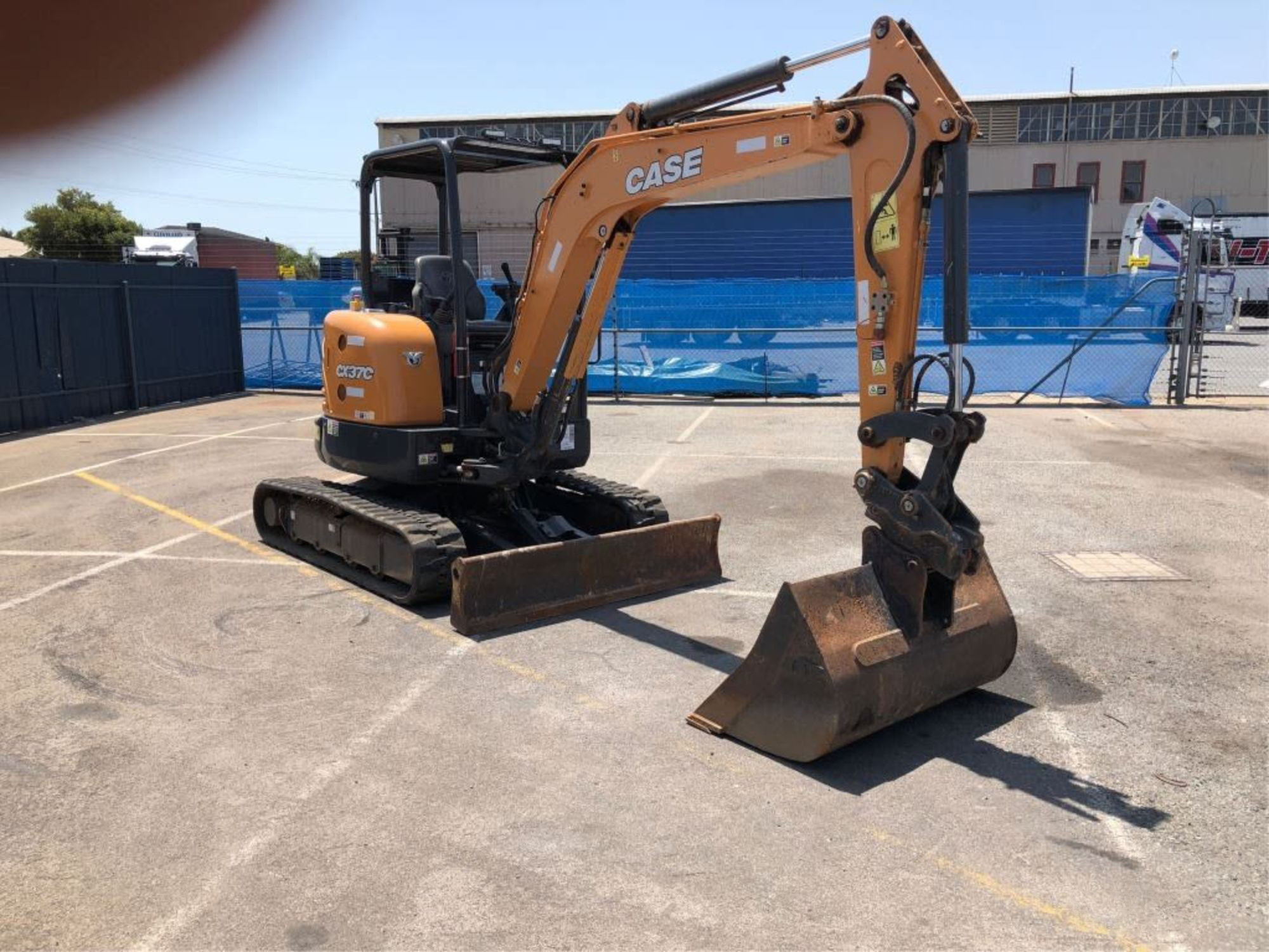 2018 CASE CX37C TRACKED EXCAVATOR 