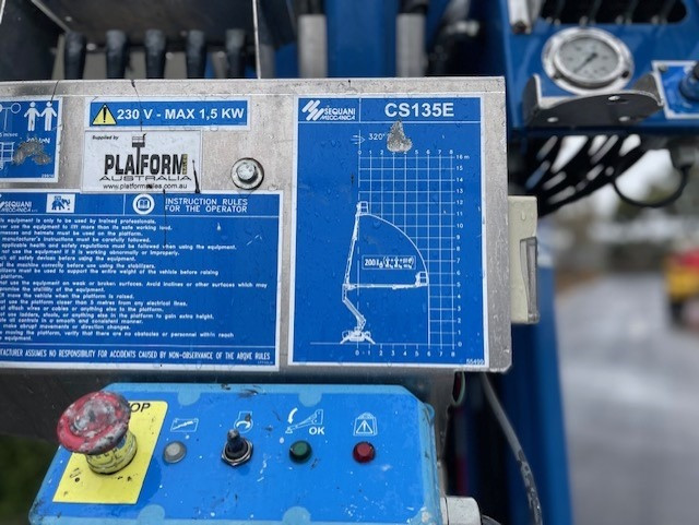 SEQUANI MECCANICA CS135E EWP BOOM LIFT