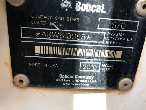 2010 BOBCAT S70 LOADER SKID STEER