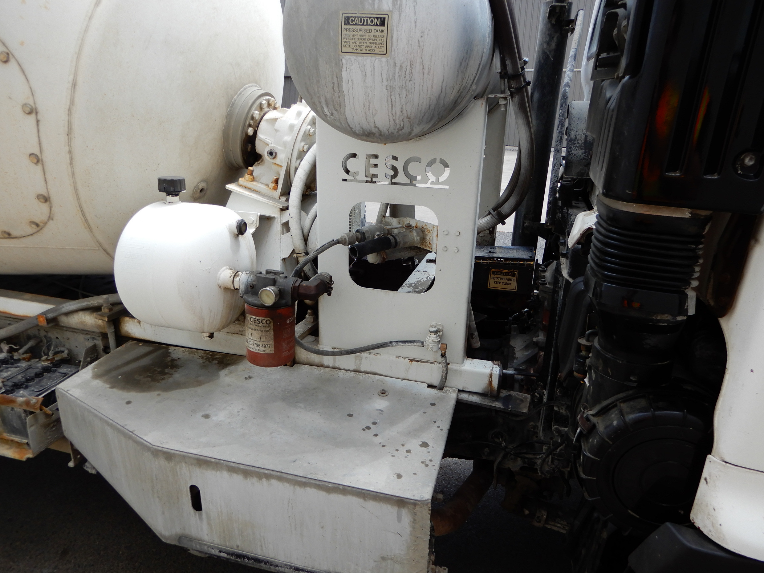2006 HINO FC RANGER 5 TRUCK MANUAL CONCRETE AGITATOR