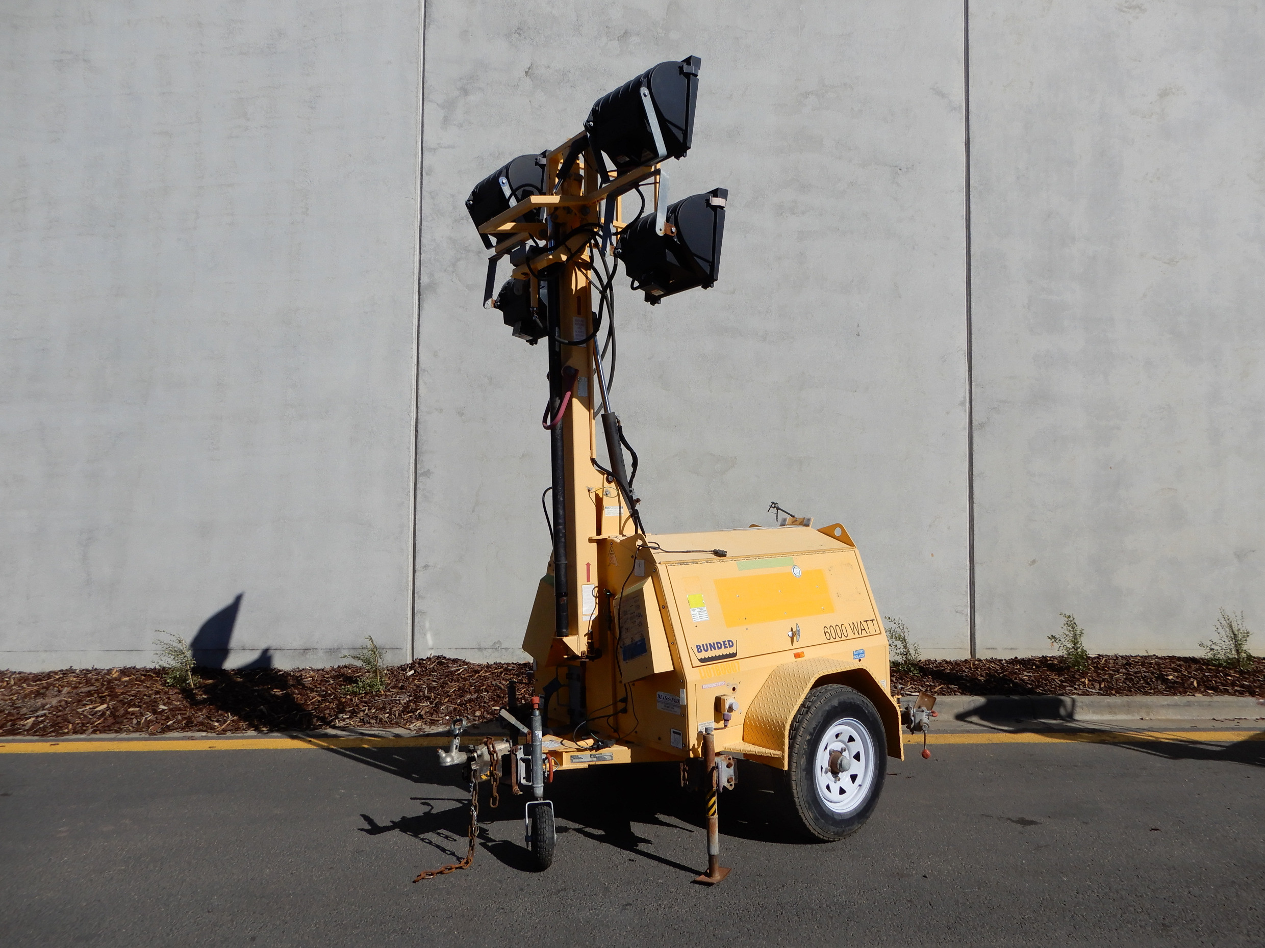 2010 BLISS FOX LIGHT TOWER TAG TRAILER