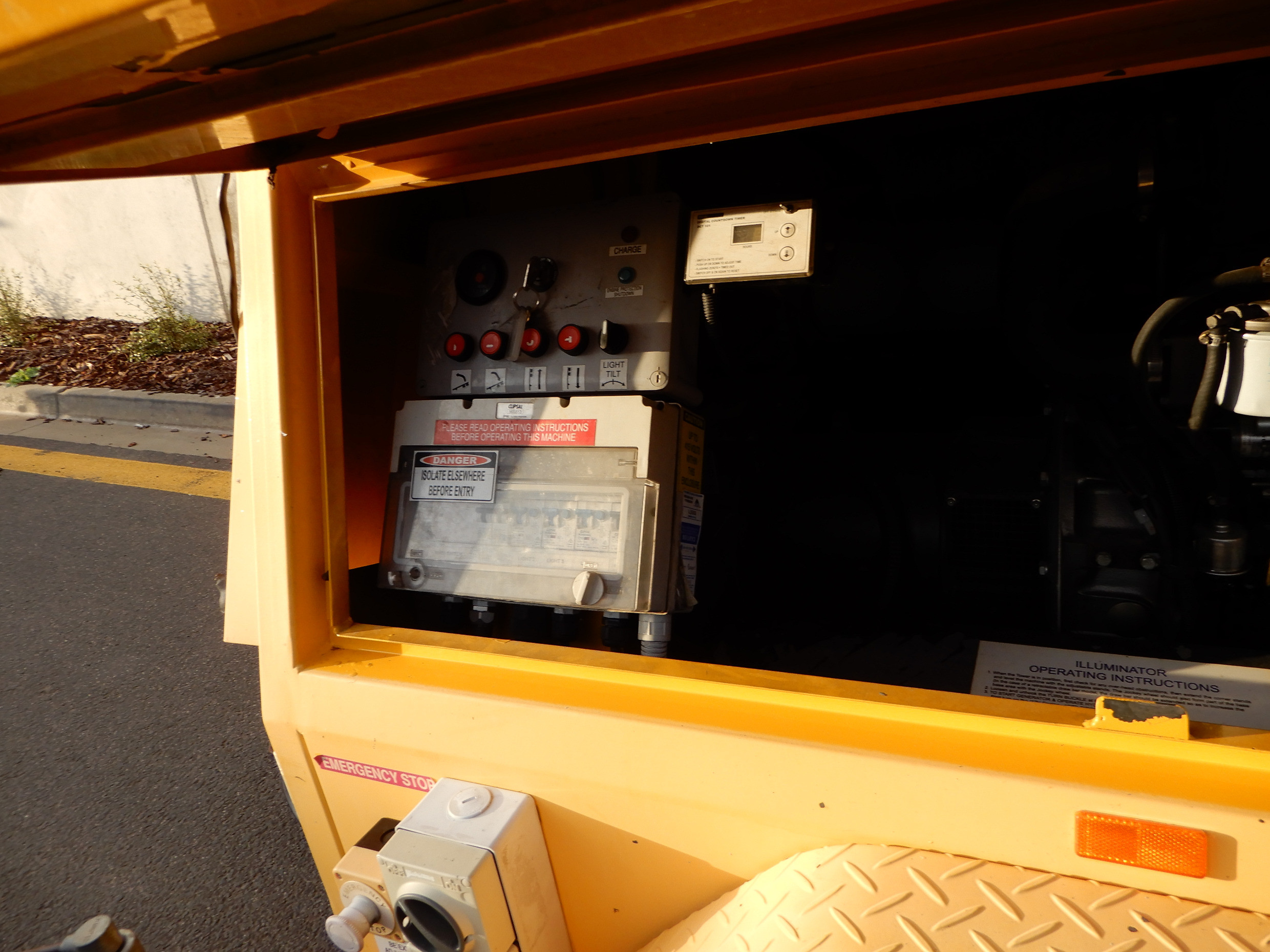 2007 BLISS FOX LIGHT TOWER TAG TRAILER