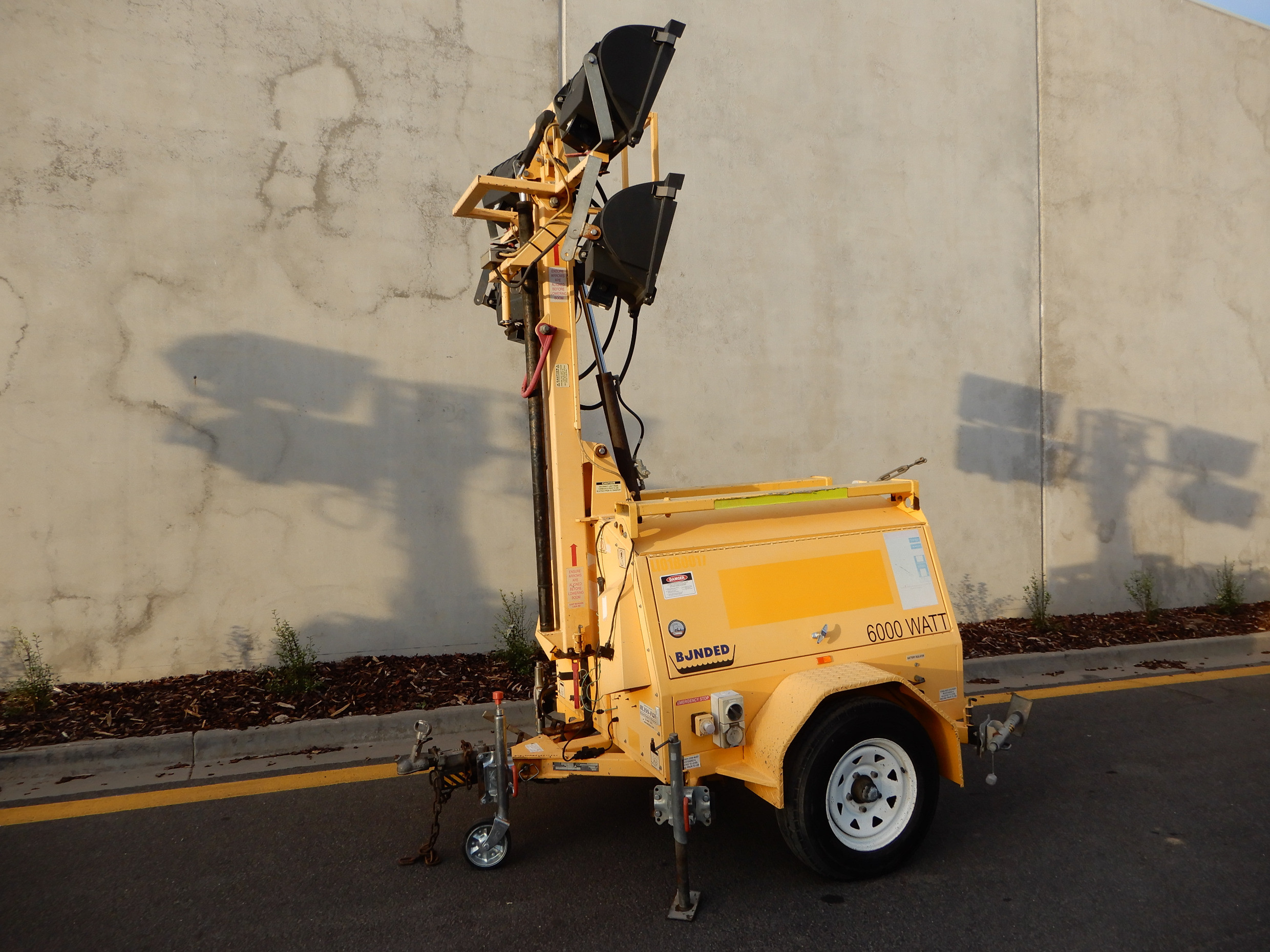 2007 BLISS FOX LIGHT TOWER TAG TRAILER