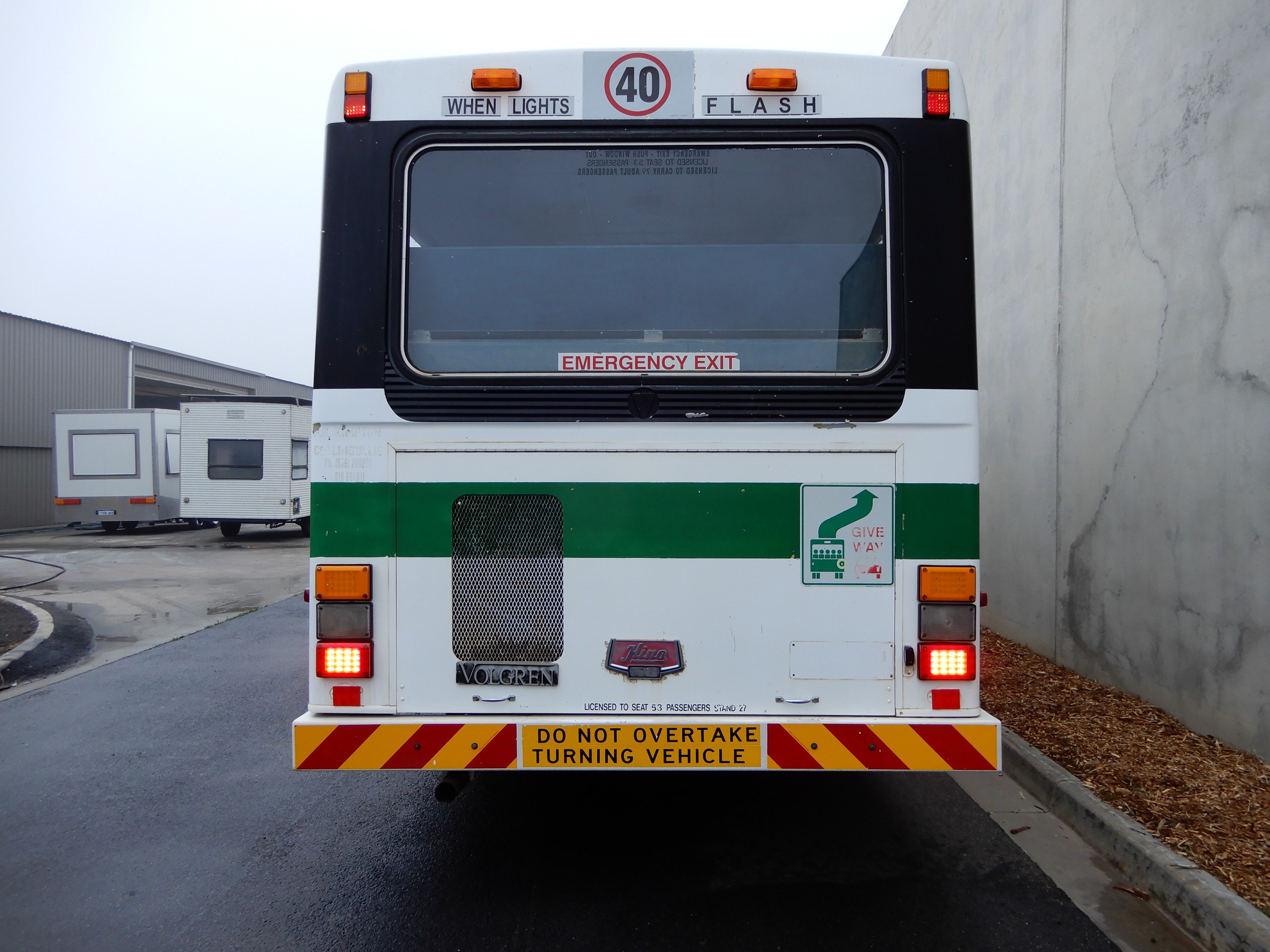 1990 HINO VOLGREN MANUAL BUS