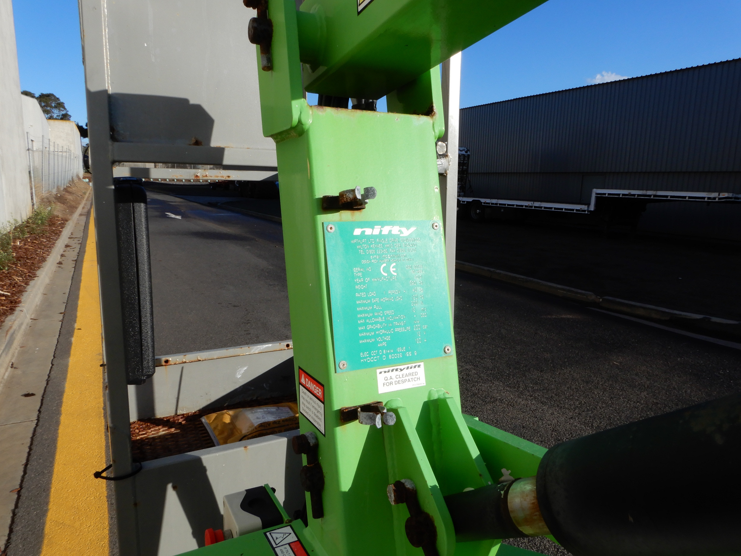 2010 NIFTY LIFT 90 HYD PLATFORM