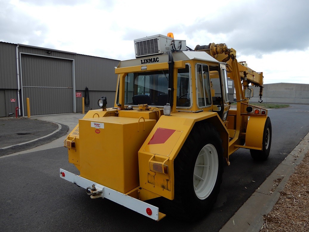 1986 LINMAC BHB MOUNTED CRANE TRUCK