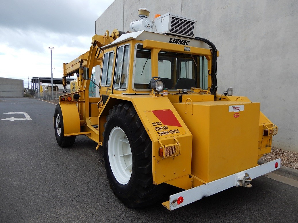1986 LINMAC BHB MOUNTED CRANE TRUCK