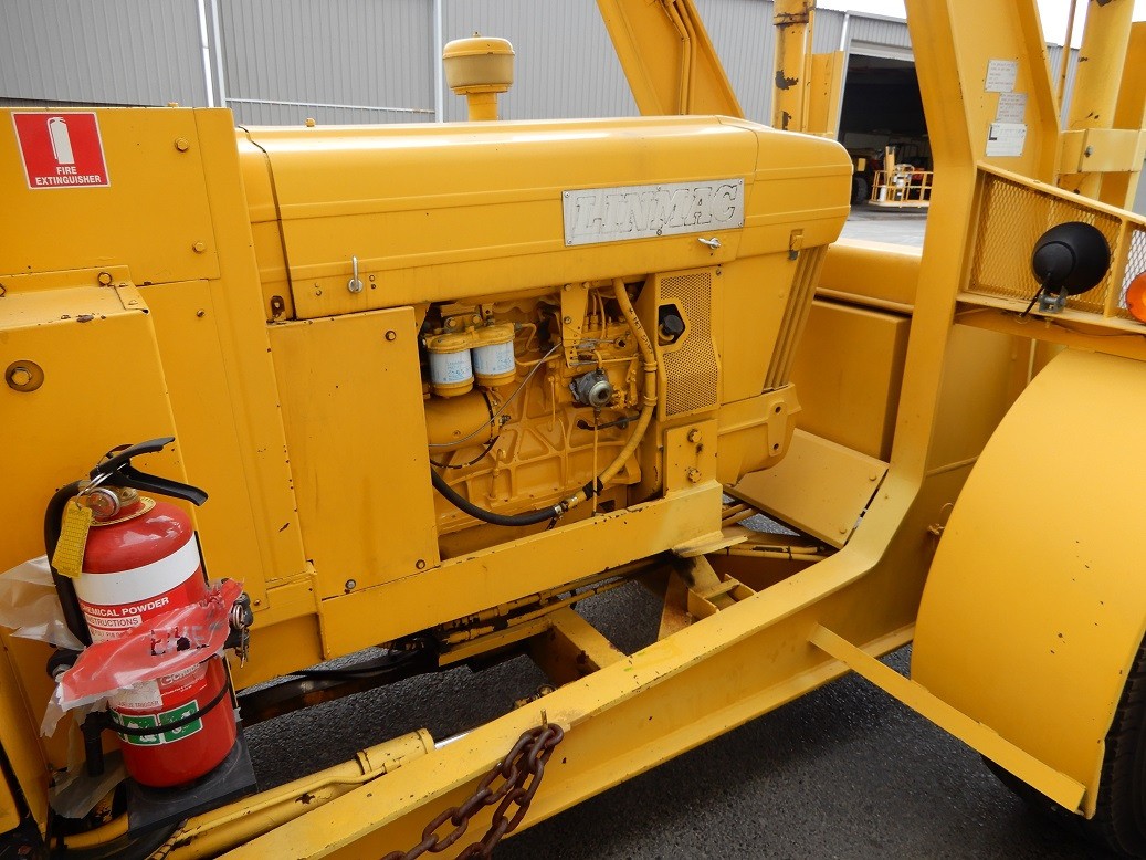 1986 LINMAC BHB MOUNTED CRANE TRUCK