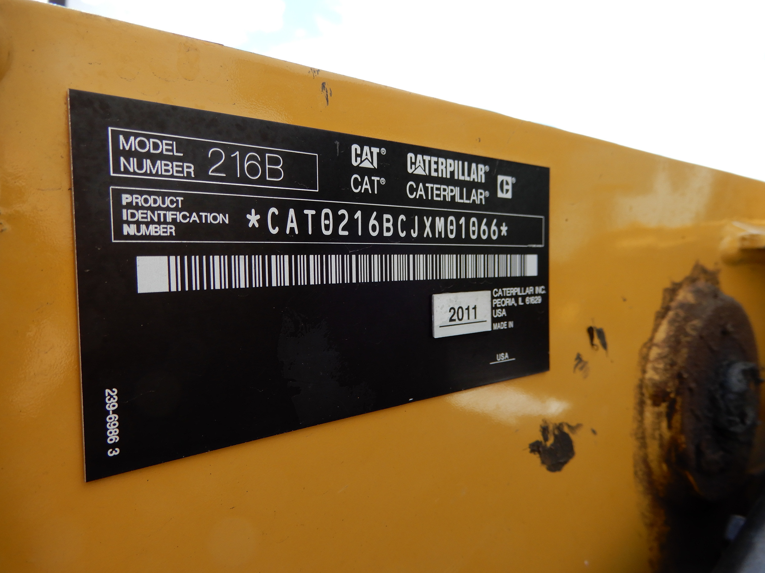 CATERPILLAR 216B LOADER SKID STEER