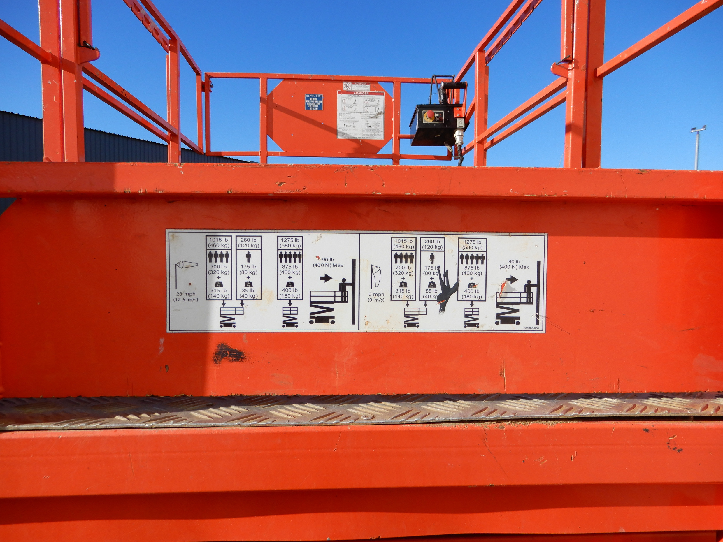 2015 SNORKEL S2770RT SCISSOR LIFT