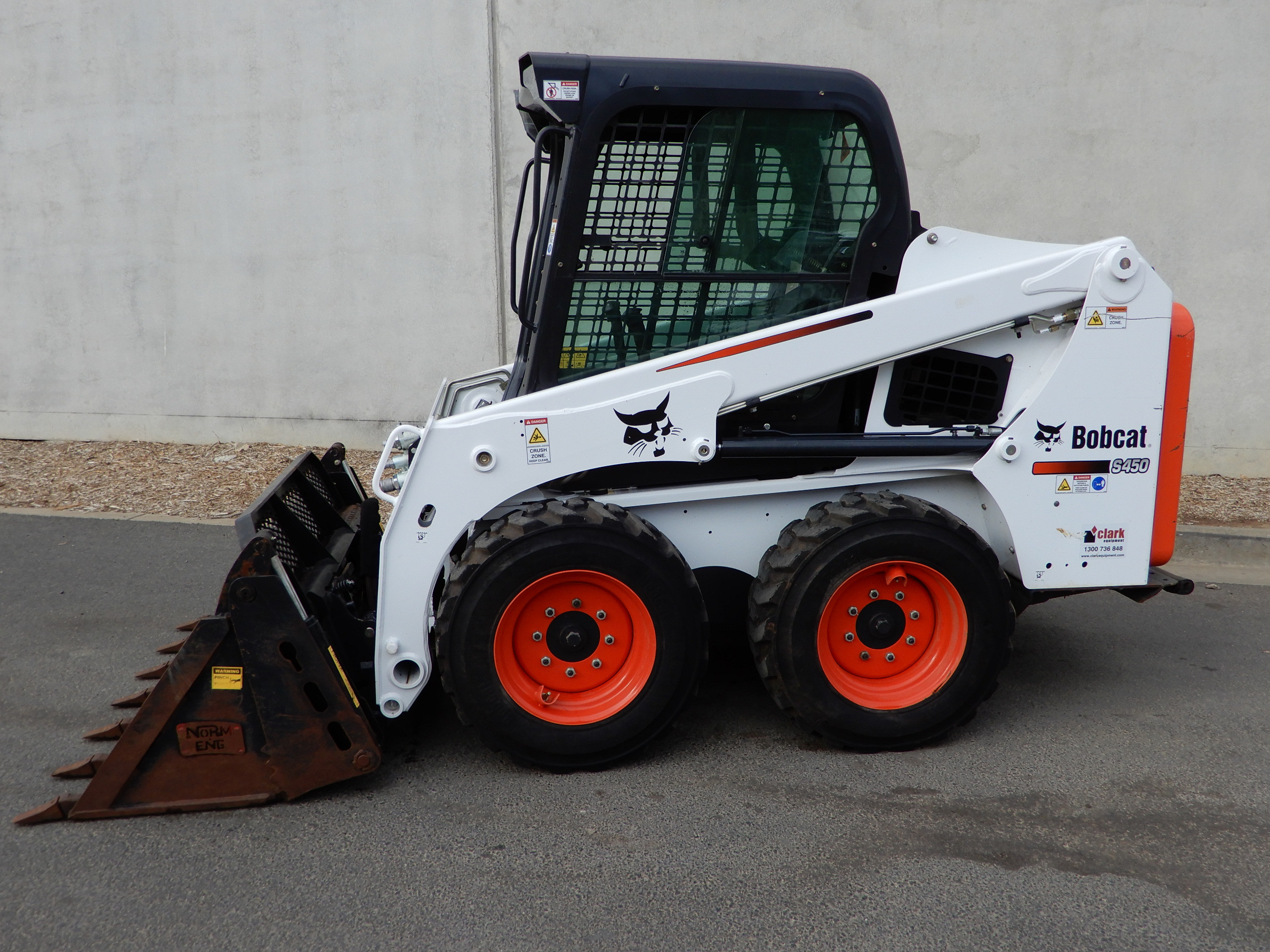 2016 BOBCAT S450 SKID STEER LOADER 
