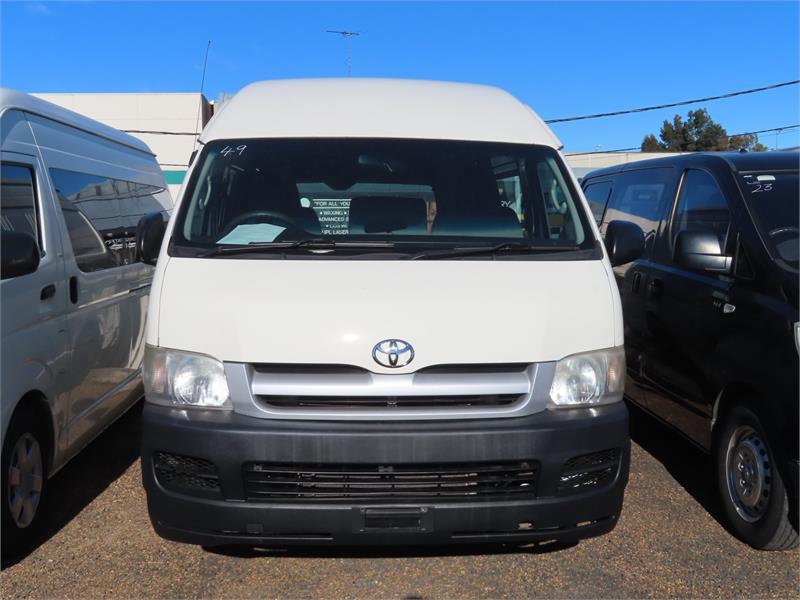 2009 TOYOTA HIACE TRH223R COMMUTER AUTOMATIC BUS