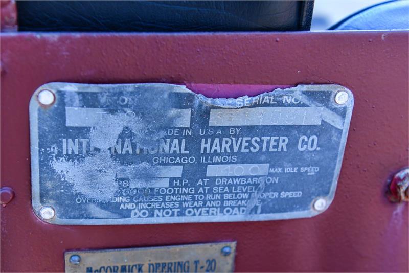 1937 INTERNATIONAL T20 BULLDOZER MT