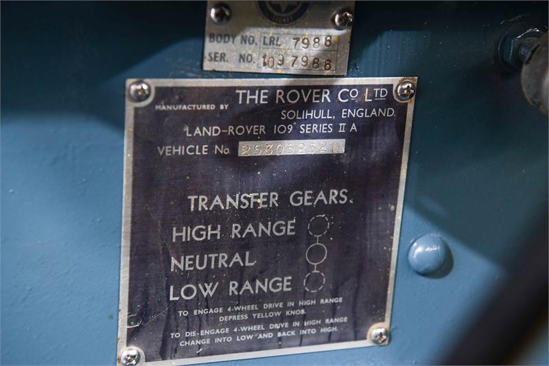 1963 LAND ROVER SERIES 2A UTE