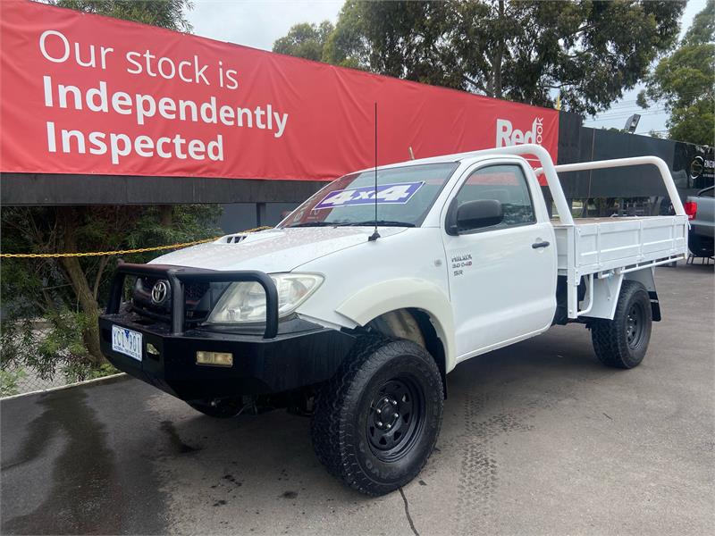 2010 TOYOTA HILUX 4 X 4 SR 2DR MAN 5SP 3.0DT SINGLE CABCAB CHASSIS