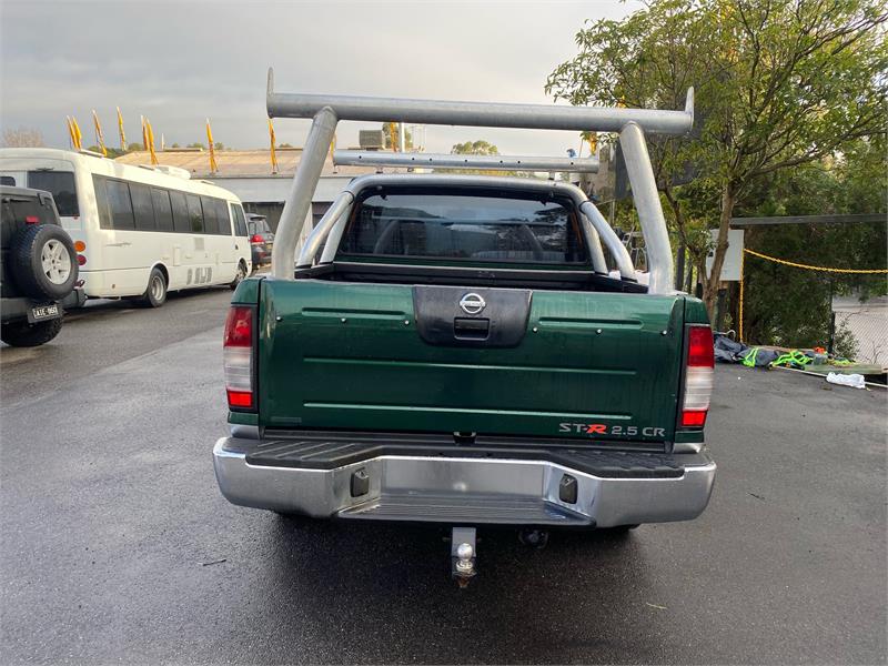 2008 NISSAN NAVARA D22 ST-R 4X4 2.5DT DUAL CAB 4DR 5SP MANUAL UTILITY