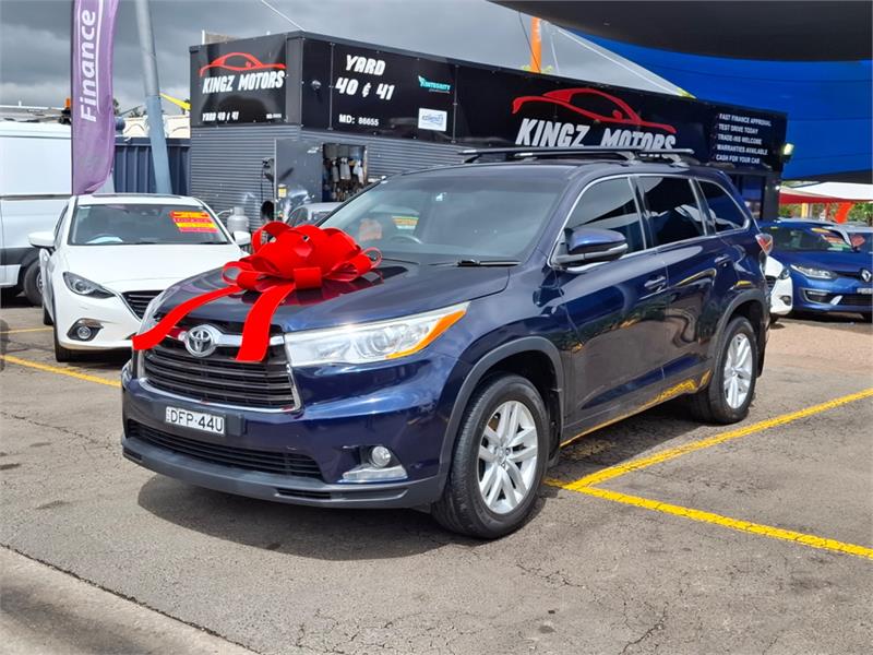 2014 TOYOTA KLUGER GSU55R GX SPORTS AUTOMATIC WAGON