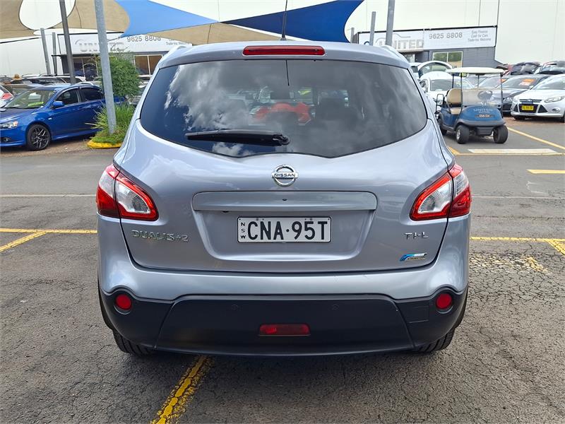 2013 NISSAN DUALIS J107 SERIES 3 +2 CONSTANTLY VARIABLE TRANSMISSION HATCHBACK