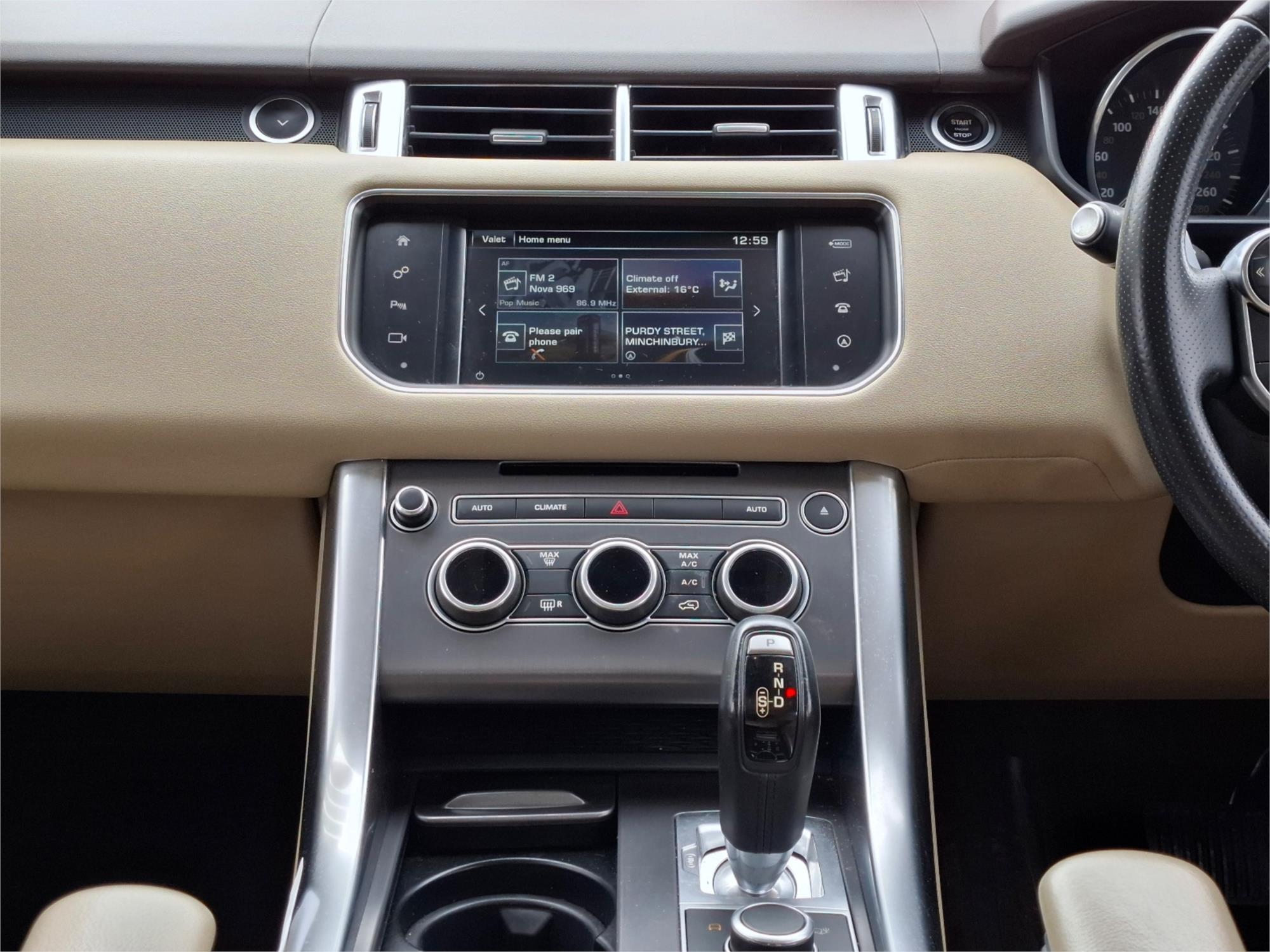 2016 RANGE ROVER RANGE ROVER LW MY16 SPORT 3.0 TDV6 SE 8 SP AUTOMATIC 4D WAGON