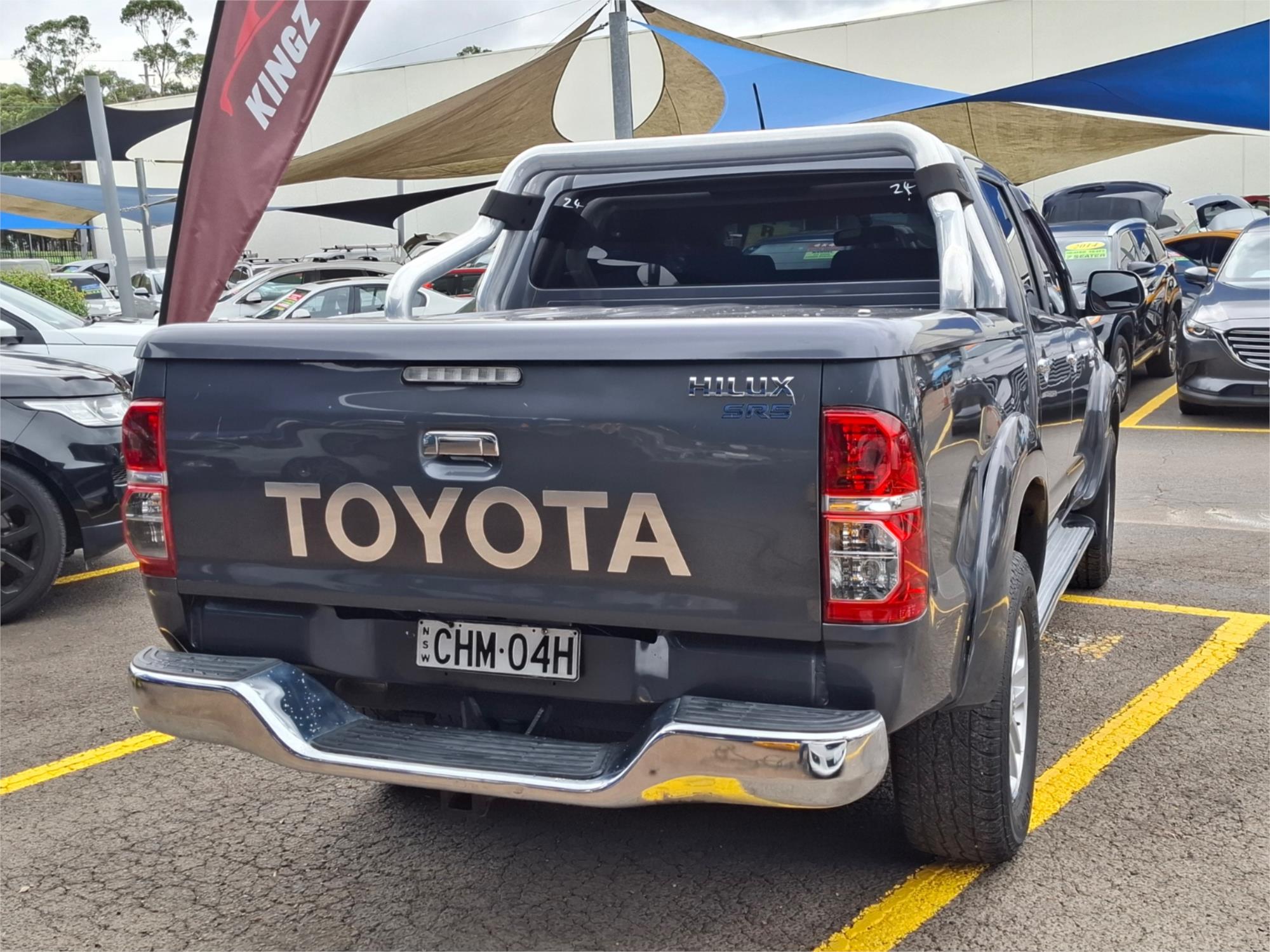 2012 TOYOTA HILUX KUN26R MY12 SR5 (4x4) 4 SP AUTOMATIC DUAL CAB P/UP