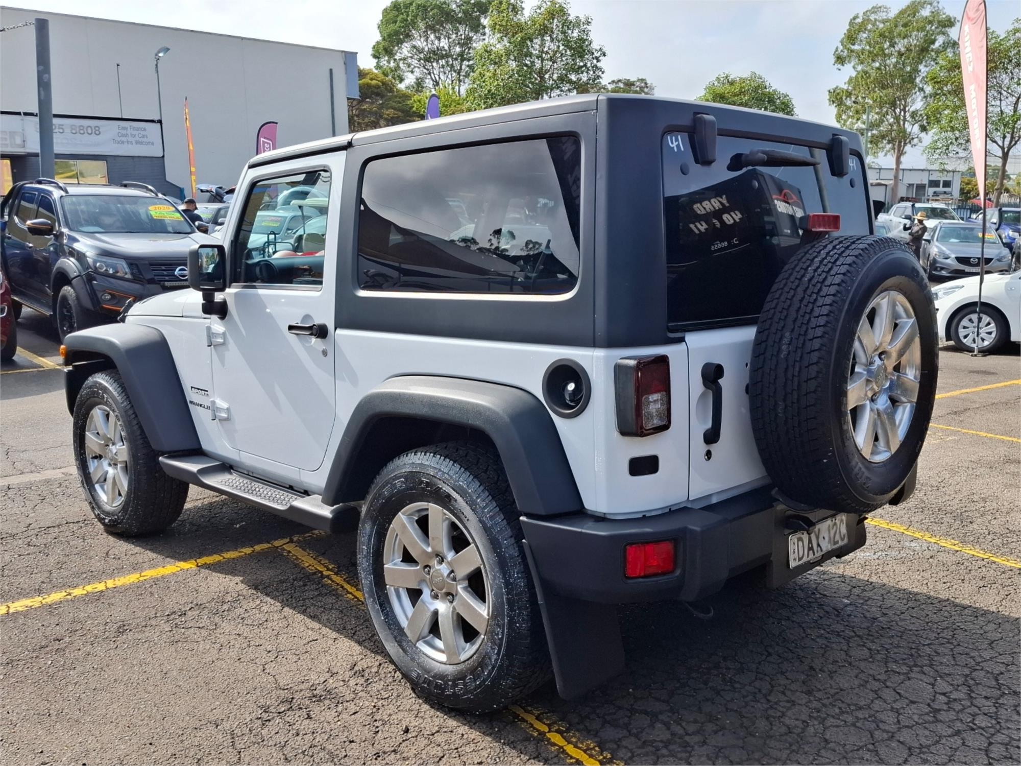 2013 JEEP WRANGLER JK MY13 SPORT (4x4) 5 SP AUTOMATIC 2D SOFTTOP