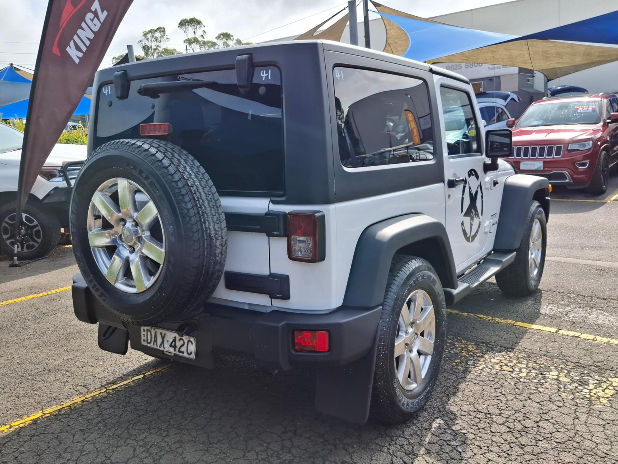 2013 JEEP WRANGLER JK MY13 SPORT (4x4) 5 SP AUTOMATIC 2D SOFTTOP