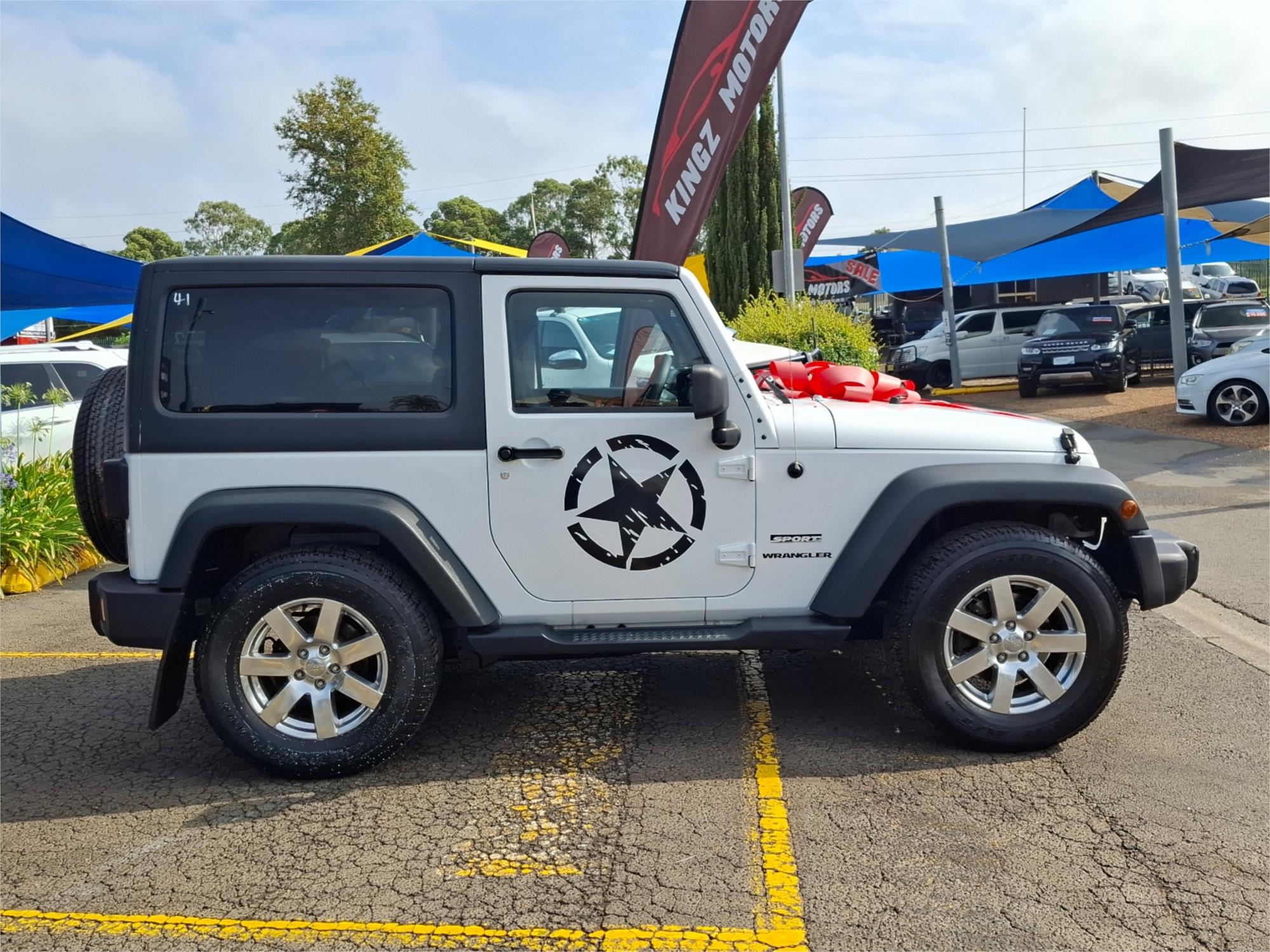 2013 JEEP WRANGLER JK MY13 SPORT (4x4) 5 SP AUTOMATIC 2D SOFTTOP