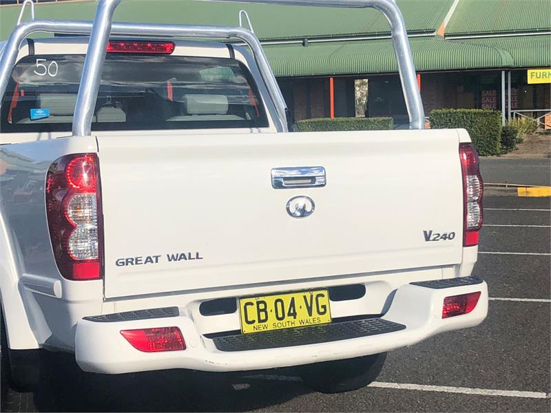 2014 GREAT WALL V240 K2 MANUAL UTILITY