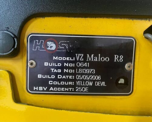 2006 HOLDEN SPECIAL VEHICLES MALOO VZ MALOO 4 SP AUTOMATIC UTILITY