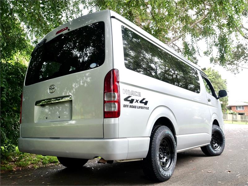 2007 TOYOTA HIACE TRH219R MY07 UPGRADE DX 4WD AUTOMATIC WAGON
