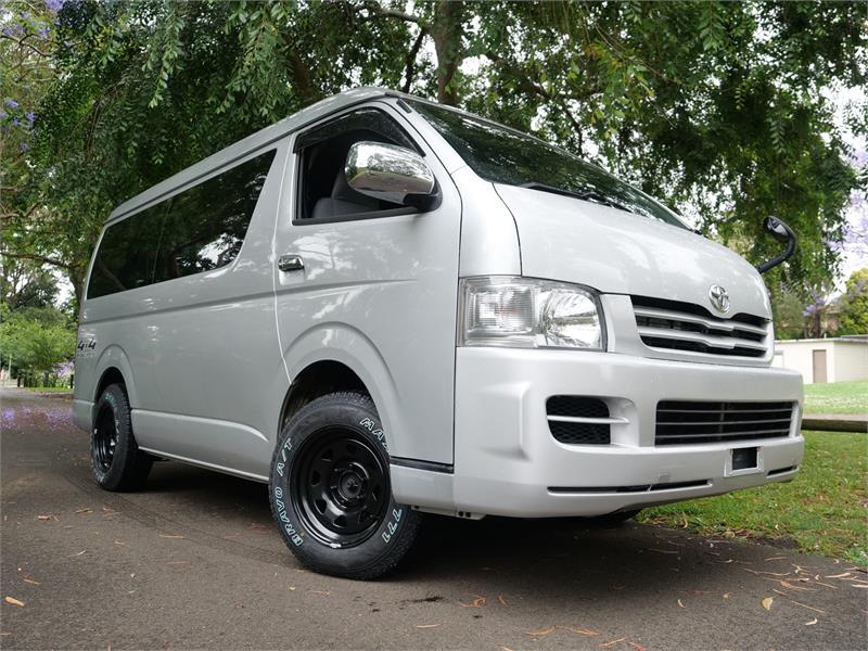 2007 TOYOTA HIACE TRH219R MY07 UPGRADE DX 4WD AUTOMATIC WAGON