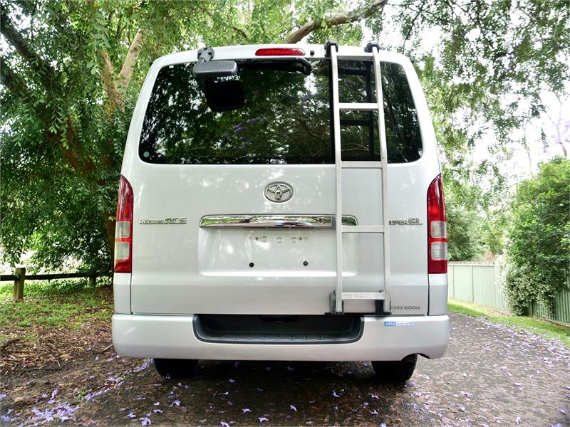 2005 TOYOTA HIACE KDH205R MY06 UPGRADE SUPER GL 4WD AUTOMATIC WAGON CAMPER