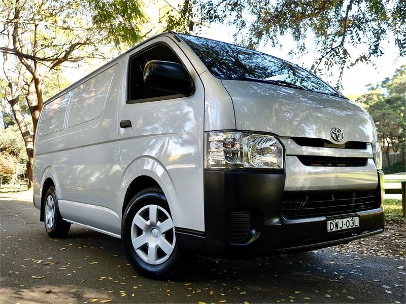 2018 TOYOTA HIACE KDH201R MY16 LWB 4 SP AUTOMATIC 4D VAN