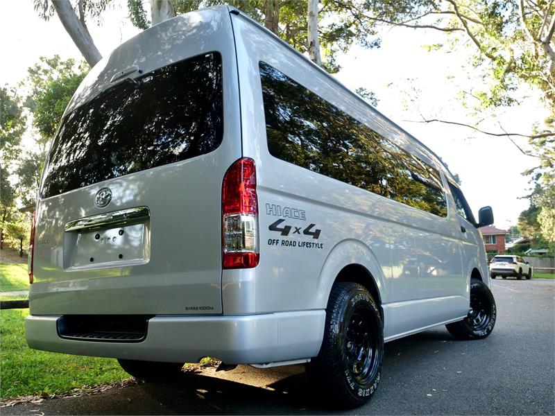 2022 TOYOTA HIACE GDH226R UPGRADE 4WD SUPER LONG WHEEL BASE TDI AUTOMATIC WAGON CAMPER