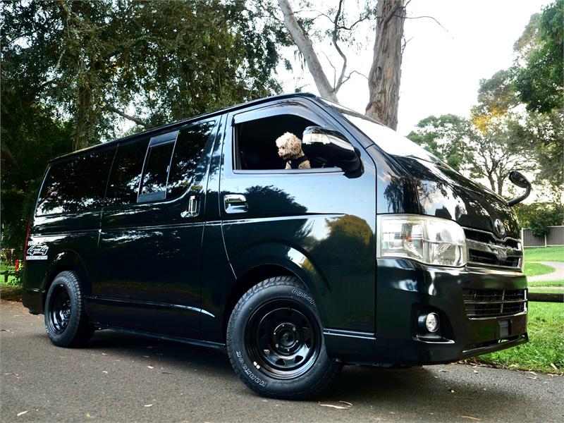 2010 TOYOTA HIACE KDH206R MY10 UPGRADE SUPER GL 4WD AUTOMATIC CAMPER