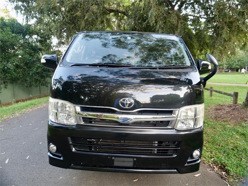2010 TOYOTA HIACE KDH206R MY10 UPGRADE SUPER GL 4WD AUTOMATIC CAMPER